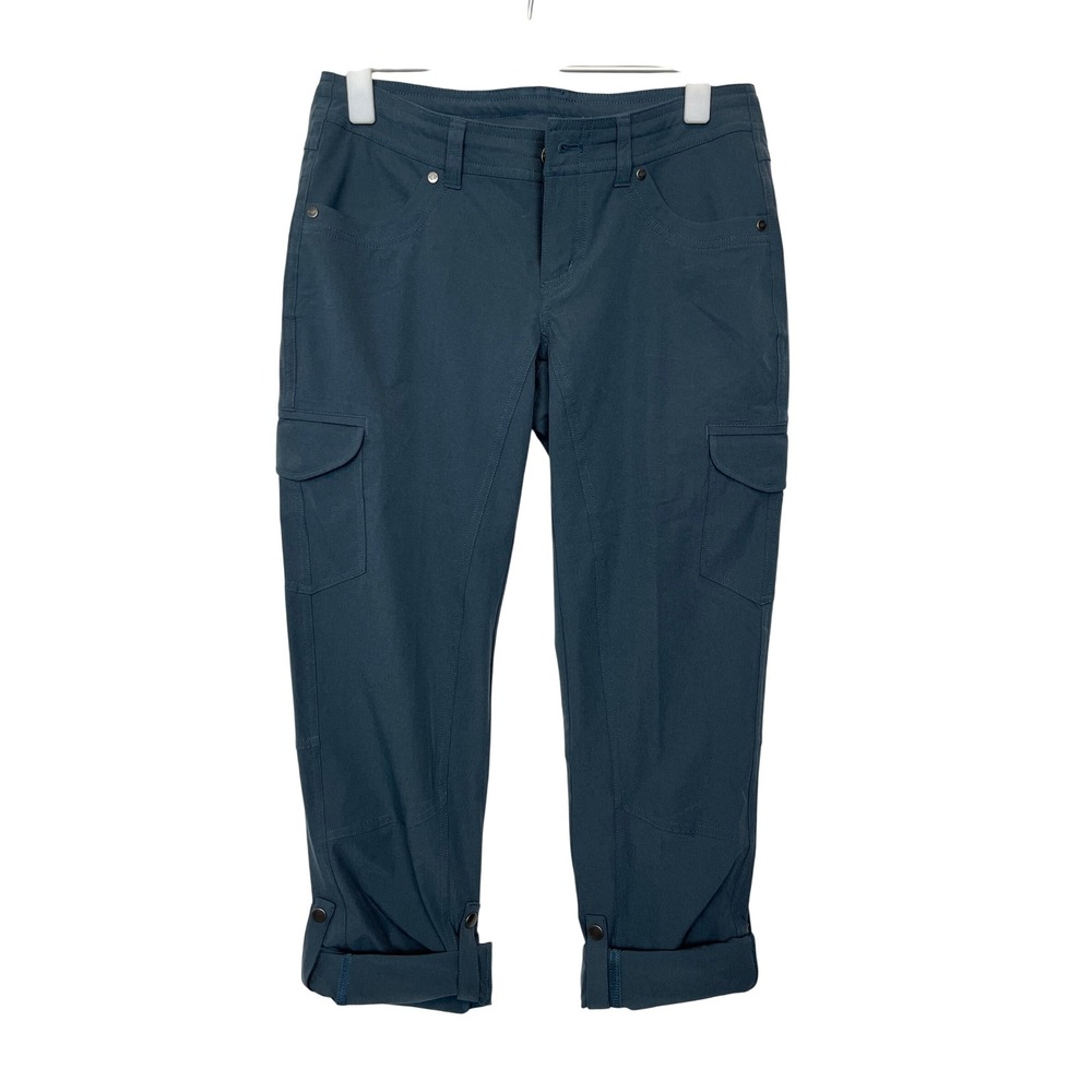 Kuhl Splash Roll Up Hiking Pants 2 Blue Grey Gorpcore Utility Cargo Low Rise - Picture 2 of 13